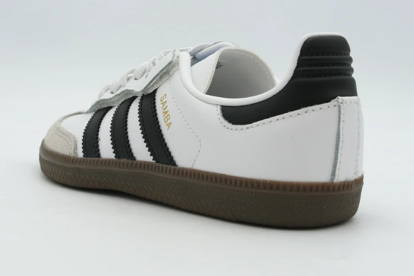 Adidas Originals Samba OG Παιδικά Sneakers Λευκά, Μαύρα, Γκρι, Καφέ