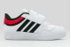 Adidas Performance Hoops 4.0 Βρεφικά Sneakers Λευκά, Μαύρα, Κόκκινα