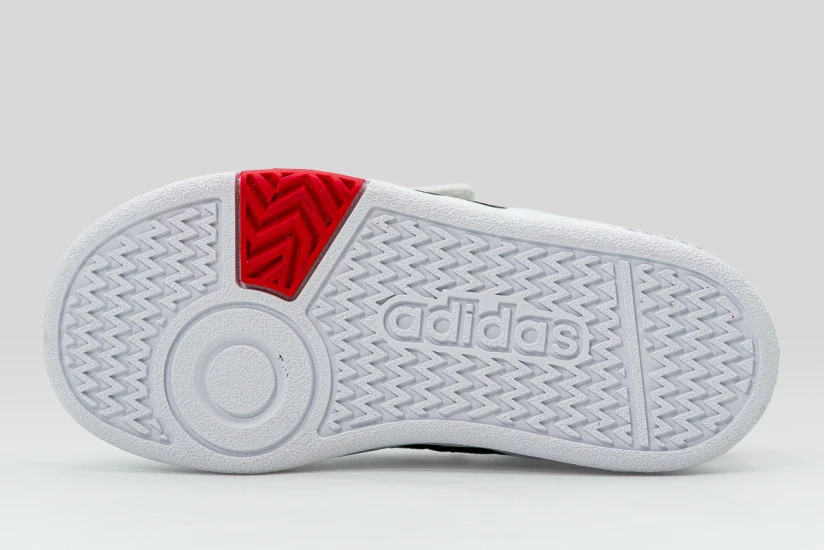 Adidas Performance Hoops 4.0 Βρεφικά Sneakers Λευκά, Μαύρα, Κόκκινα