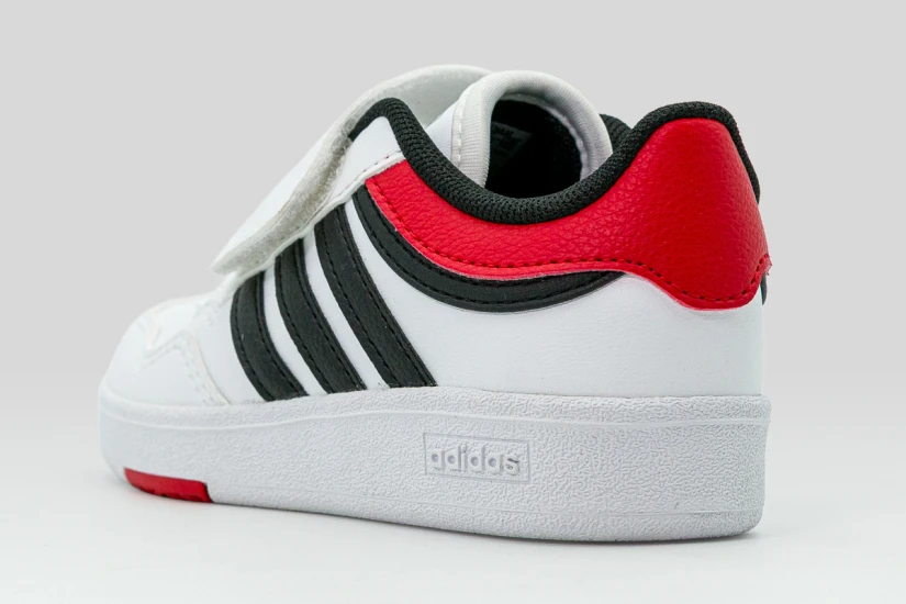 Adidas Performance Hoops 4.0 Βρεφικά Sneakers Λευκά, Μαύρα, Κόκκινα