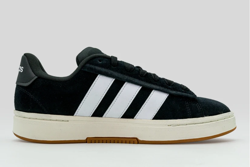 Adidas Grand Court Alpha 00S Ανδρικά Sneakers Μαύρα, Λευκά, Εκρού