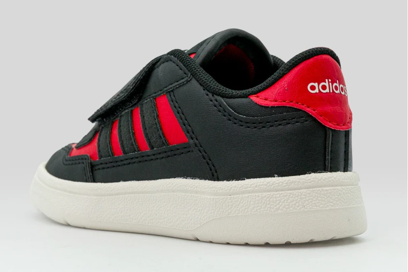Adidas Performance Rapid Court Βρεφικά Sneakers Κόκκινα, Μαύρα