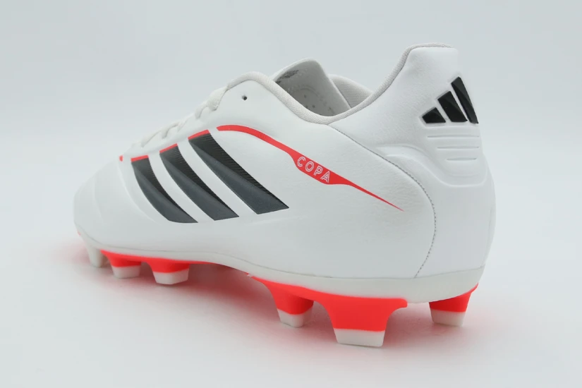 Adidas Performance COPA PURE IV CLUB FG/MG Παιδικά Ποδοσφαιρικά Παπούτσια Λευκά, Μαύρα, Κόκκινα