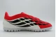 Adidas Performance Predator Club Turf Ανδρικά Ποδοσφαιρικά Παπούτσια με Σχάρα Κοραλλί, Λευκά, Ανθρακί