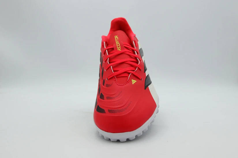Adidas Performance Predator Club Turf Ανδρικά Ποδοσφαιρικά Παπούτσια με Σχάρα Κοραλλί, Λευκά, Ανθρακί