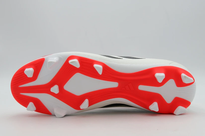 Adidas Performance Predator Club FG-MG Παιδικά Ποδοσφαιρικά Παπούτσια Κοραλλί, Λευκά, Ανθρακί