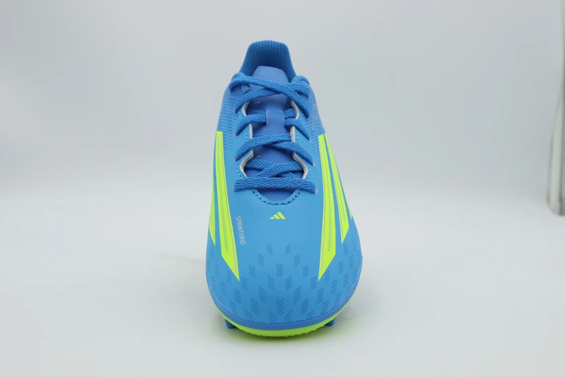 Adidas Performance F50 Club FG/MG Παιδικά Ποδοσφαιρικά Παπούτσια Γαλάζια, Κίτρινο Φλούο