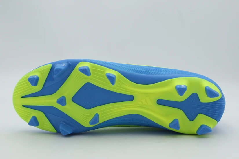 Adidas Performance F50 Club FG/MG Παιδικά Ποδοσφαιρικά Παπούτσια Γαλάζια, Κίτρινο Φλούο