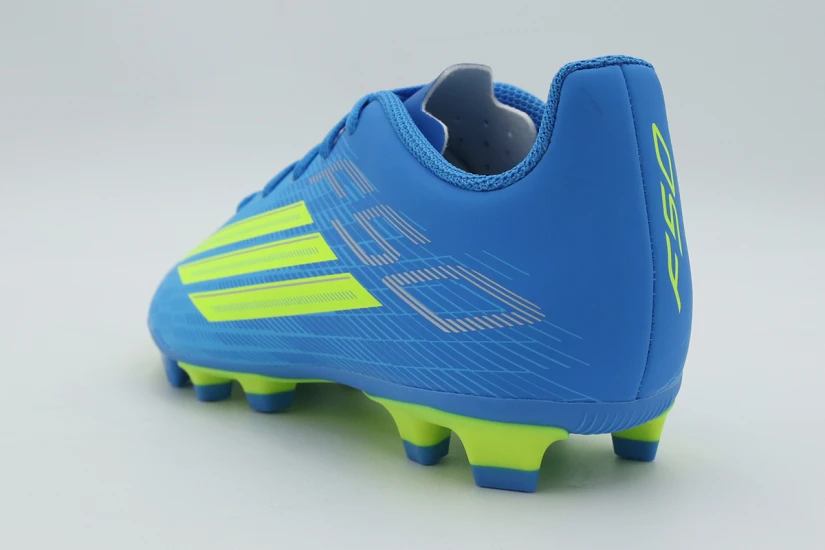 Adidas Performance F50 Club FG/MG Παιδικά Ποδοσφαιρικά Παπούτσια Γαλάζια, Κίτρινο Φλούο