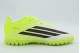 Adidas Performance F50 Club Turf Παιδικά Ποδοσφαιρικά Παπούτσια με Σχάρα Κίτρινο Φλούο, Λευκά, Μαύρα