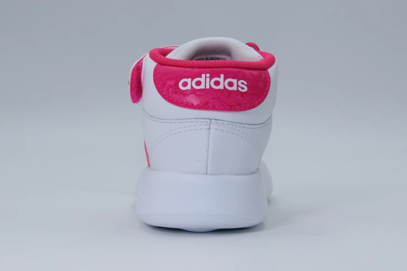 Adidas Performance Grand Court Mid I Βρεφικά Sneakers Λευκά, Φούξια