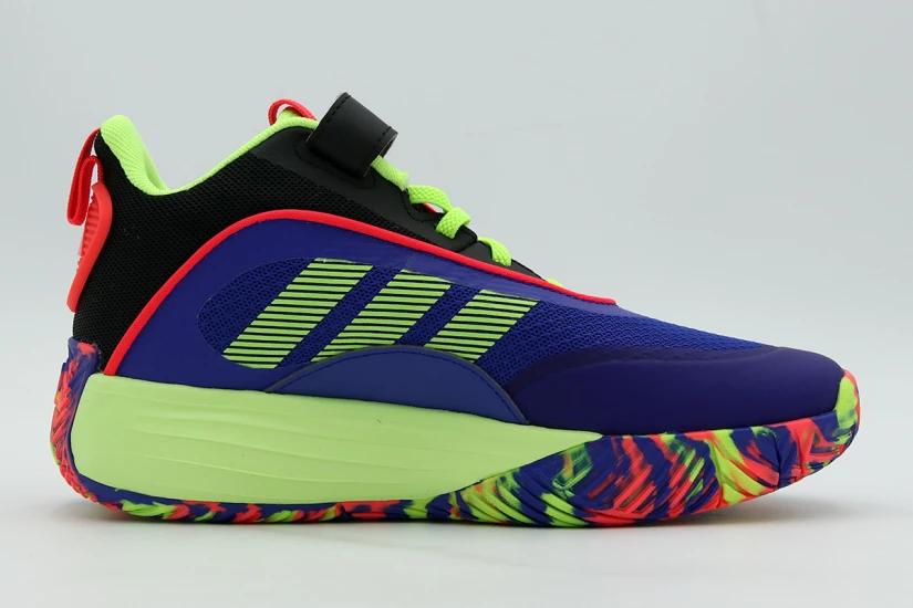 Adidas Performance Ownthegame 3.0 Μπασκετικά Παπούτσια Μπλε, Λαχανί, Μαύρα, Κόκκινα