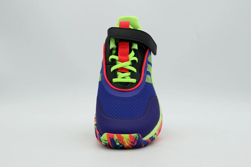 Adidas Performance Ownthegame 3.0 Μπασκετικά Παπούτσια Μπλε, Λαχανί, Μαύρα, Κόκκινα