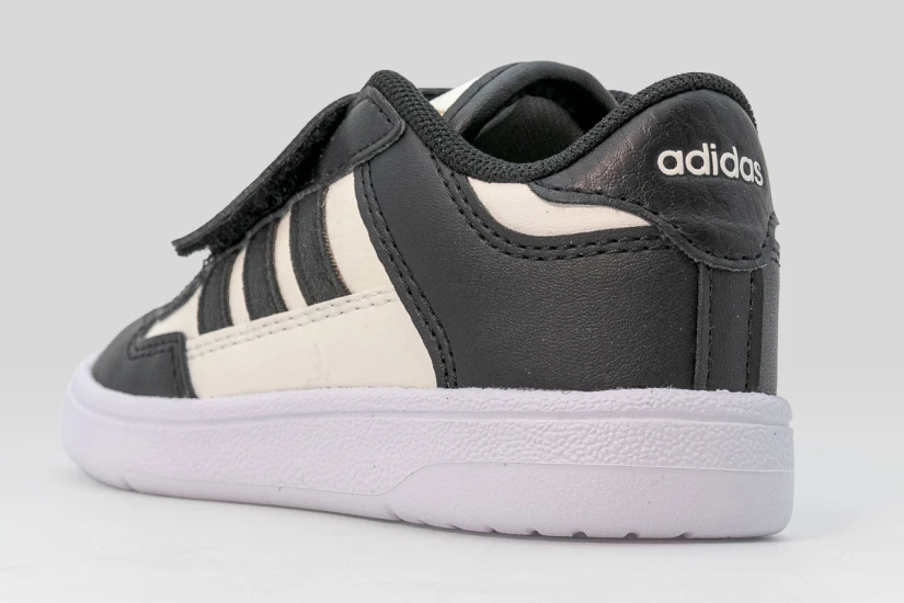 Adidas Rapid Court Βρεφικά Sneakers Μαύρα, Εκρού, Λευκά