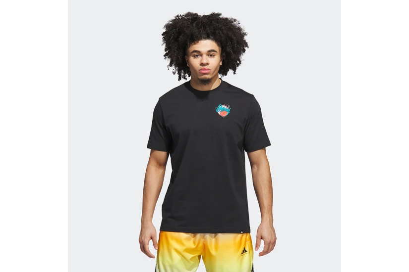 Adidas Performance Novelty Ανδρικό Κοντομάνικο T-Shirt Μαύρο