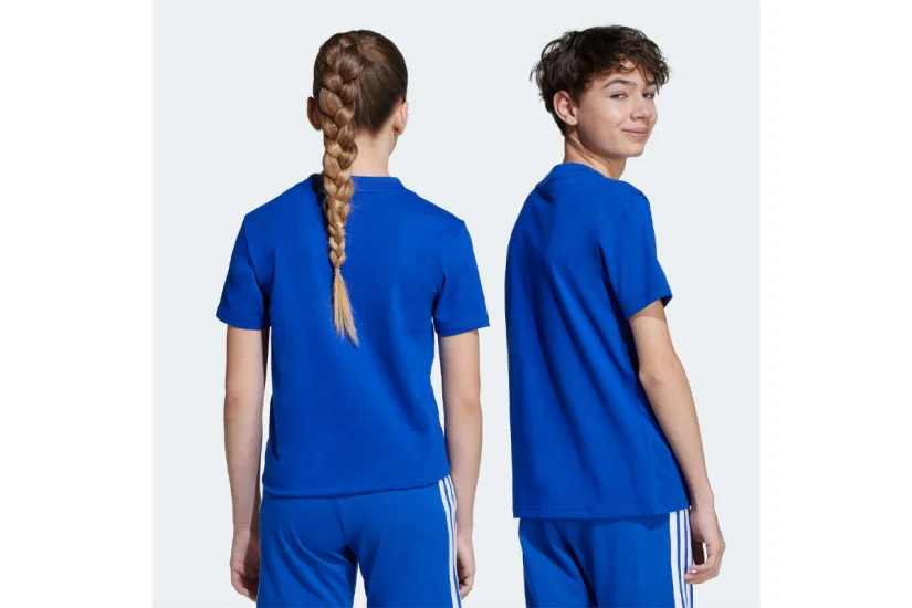 Adidas Performance Essentials Big Logo Παιδικό Κοντομάνικο T-Shirt Ρουά, Μπλε