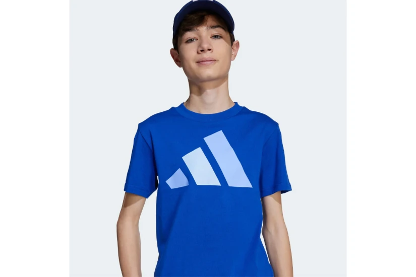 Adidas Performance Essentials Big Logo Παιδικό Κοντομάνικο T-Shirt Ρουά, Μπλε
