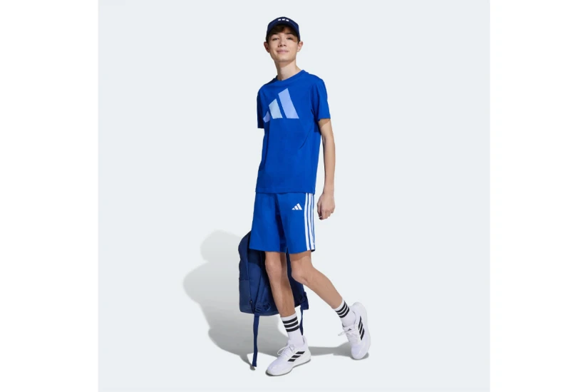 Adidas Performance Essentials Big Logo Παιδικό Κοντομάνικο T-Shirt Ρουά, Μπλε