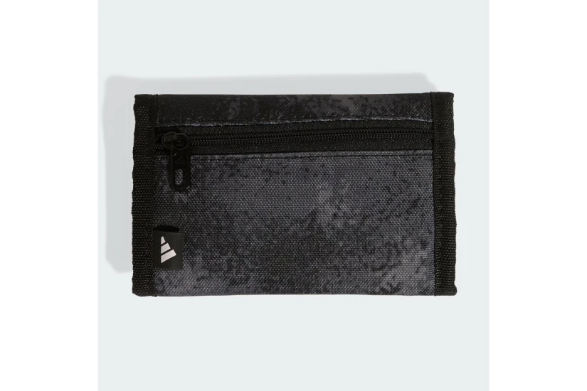 Adidas Performance Linear With Print Unisex Πορτοφόλι Μαύρο, Ανθρακί, Λευκό
