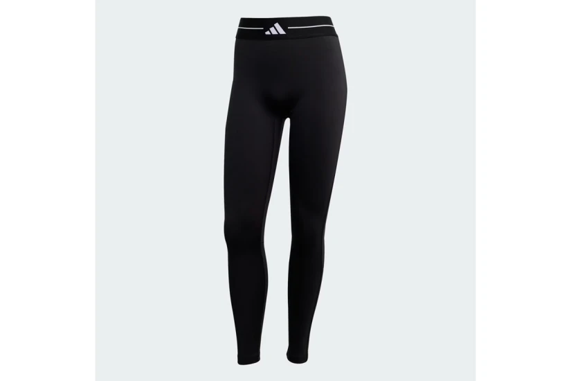 Adidas Performance Hyperglam 3-Stripes Γυναικείο Μακρύ Κολάν Μαύρο, Λευκό