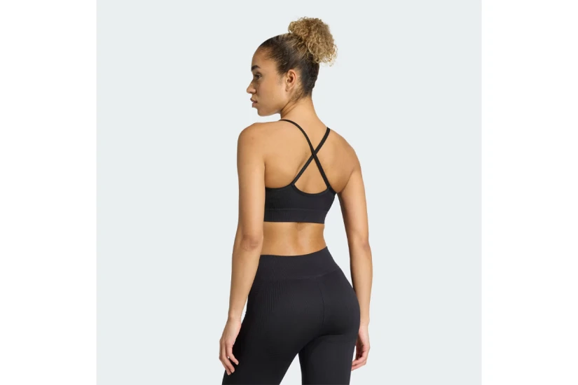 Adidas Performance Workout Essentials Knit Γυναικείο Μπουστάκι Μαύρο