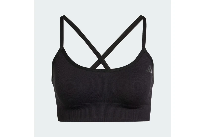 Adidas Performance Workout Essentials Knit Γυναικείο Μπουστάκι Μαύρο