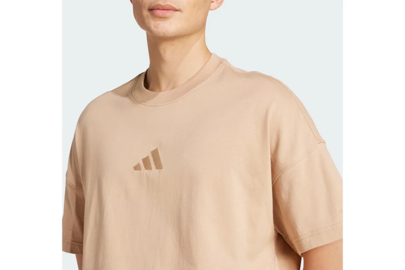 Adidas Performance All SZN Ανδρικό Κοντομάνικο T-Shirt Μπεζ