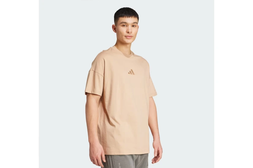 Adidas Performance All SZN Ανδρικό Κοντομάνικο T-Shirt Μπεζ