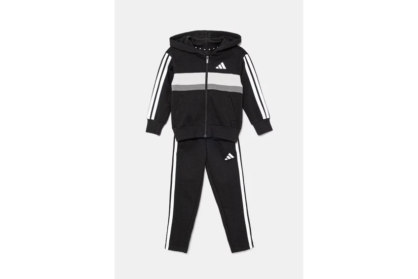 Adidas Performance Sportswear 3-Stripes Παιδικό Σετ Ζακέτα με Κουκούλα - Παντελόνι Φόρμας