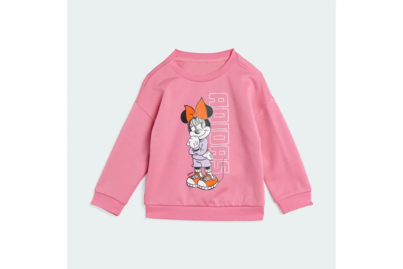 Adidas Disney Minnie Mouse Βρεφικό Σετ Μπλούζα - Μακρύ Κολάν