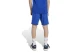 Adidas Performance 3-Stripes Knit Παιδική Αθλητική Βερμούδα Μπλε, Λευκή