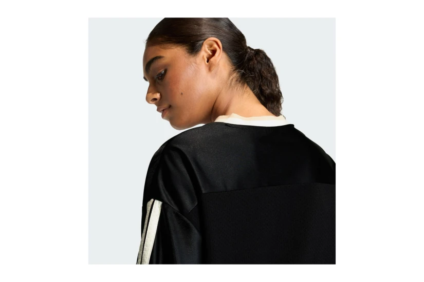 Adidas Performance Stadium Mesh Γυναικείο Κοντομάνικο Cropped T-Shirt Μαύρο, Λευκό, Μπεζ