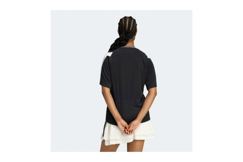 Adidas Performance House Of Tiro Jersey Γυναικείο Κοντομάνικο T-Shirt Μαύρο, Λευκό