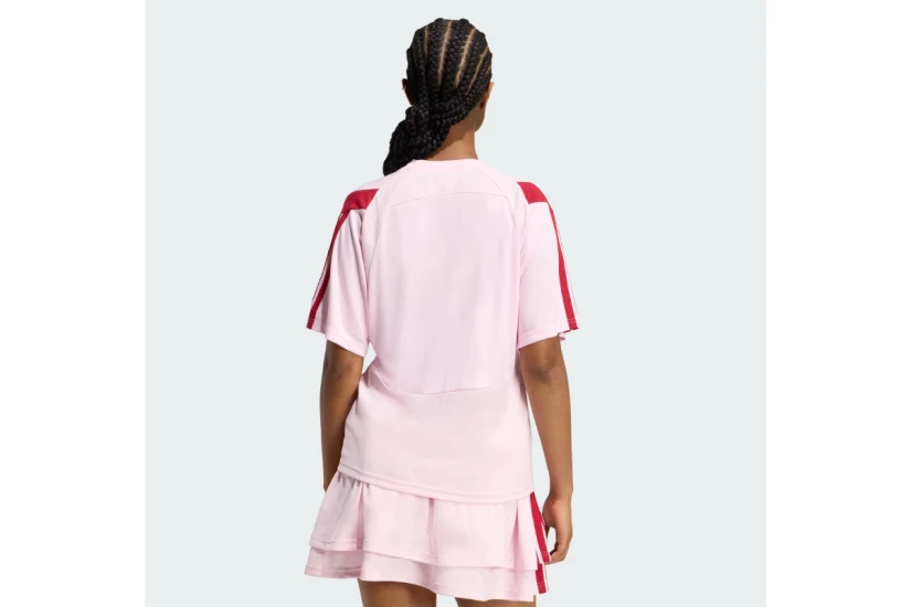Adidas Performance Sportswear House Of Tiro Jersey Γυναικείο Κοντομάνικο T-Shirt Ροζ, Μπορντό