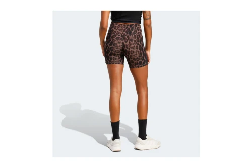 Adidas Performance Seasonal Essentials Leopard Print Κολάν Κοντό Γυναικείο (JZ0201)