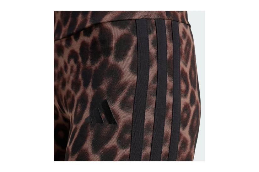 Adidas Performance Seasonal Essentials Leopard Print Γυναικείο Κοντό Κολάν Λεοπάρ