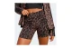 Adidas Performance Seasonal Essentials Leopard Print Γυναικείο Κοντό Κολάν Λεοπάρ