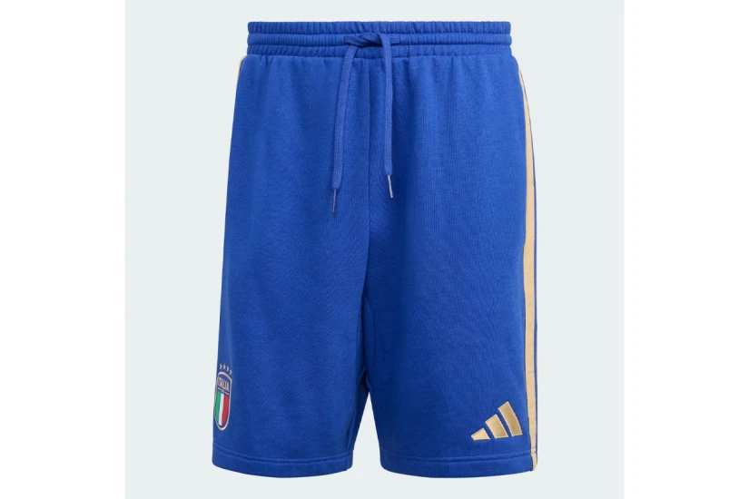 Adidas Performance Italy Dna Fleece Ανδρική Αθλητική Βερμούδα Μπλε