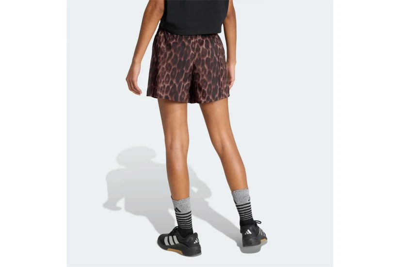 Adidas Performance Seasonal Essentials Leopard Print Γυναικείο Αθλητικό Σορτς Καφέ, Διάφορα Χρώματα
