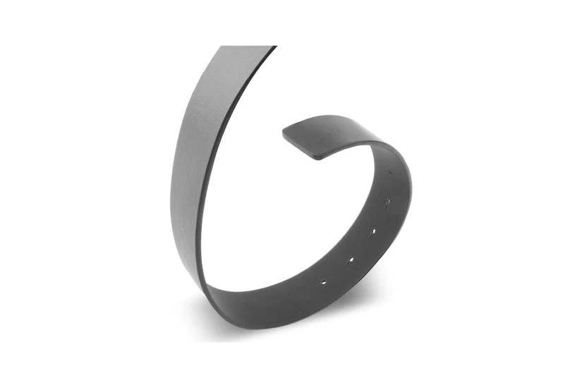 Calvin Klein Logo 3,5CM Γυναικεία Casual Ζώνη Μαύρη, Ασημί