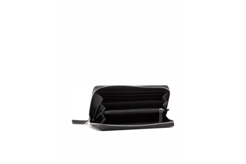 Calvin Klein Large Rfid Zip Around Γυναικείο Πορτοφόλι Μαύρο