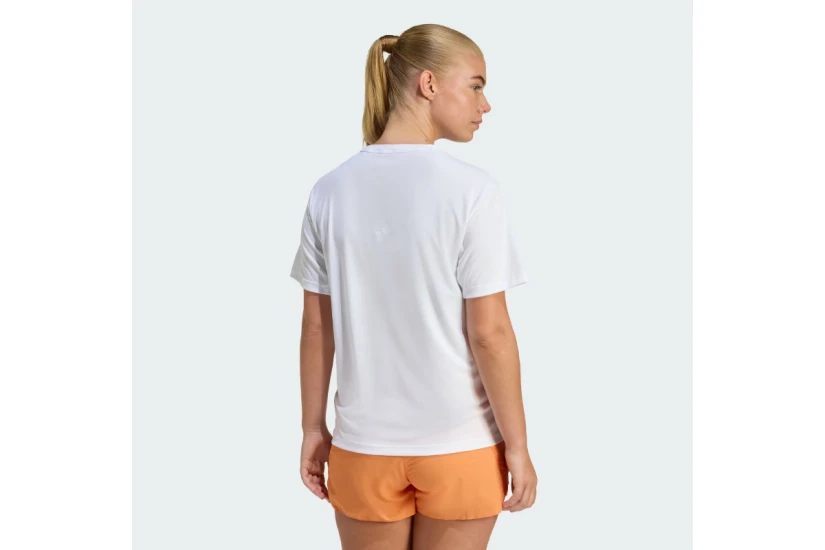 Adidas Performance Adi365 Running Essentials Γυναικείο Κοντομάνικο T-Shirt Λευκό