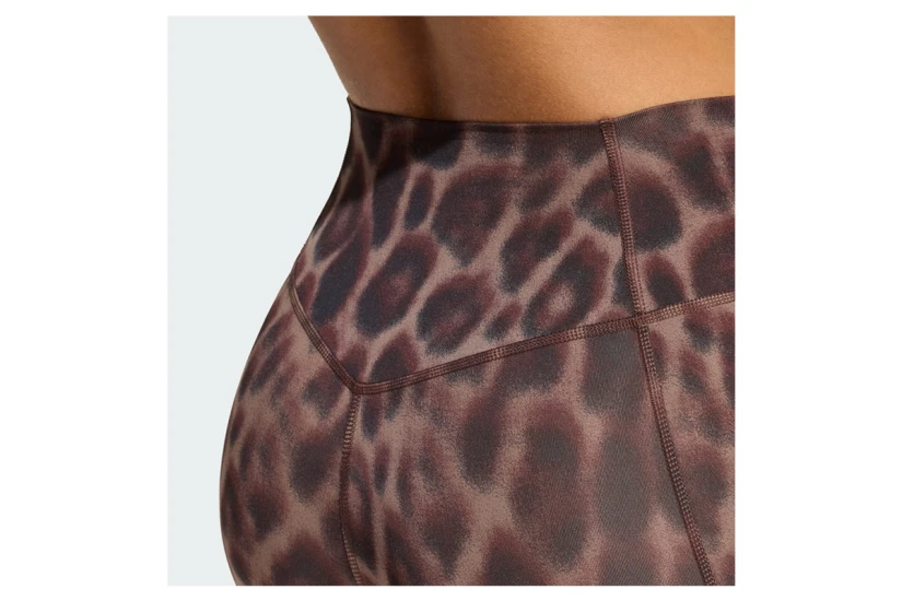 Adidas Performance Optime Essentials Workout Leopard Γυναικείο Κολάν 7/8 Λεοπάρ