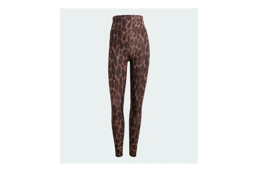 Adidas Performance Optime Essentials Workout Leopard Γυναικείο Κολάν 7/8 Λεοπάρ