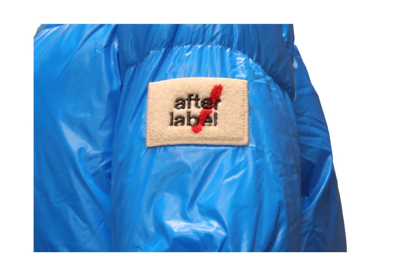 After Label Ανδρικό Puffer Μπουφάν Μπλε