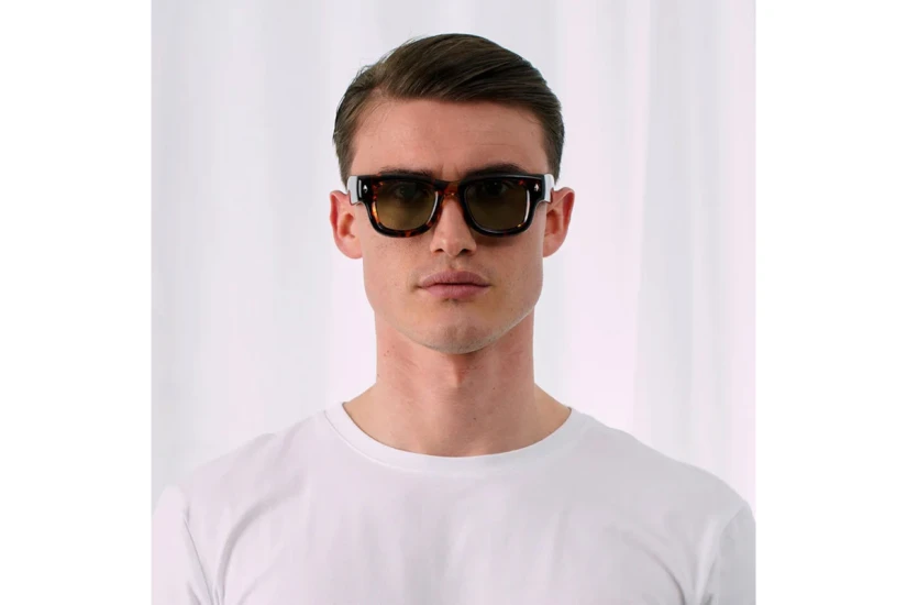 Explicit Poets Kaya Unisex Γυαλιά Ηλίου Καφέ, Πράσινα
