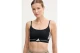 Adidas Performance Hyperglam 3-Stripes Γυναικείο Μπουστάκι Μαύρο, Λευκό