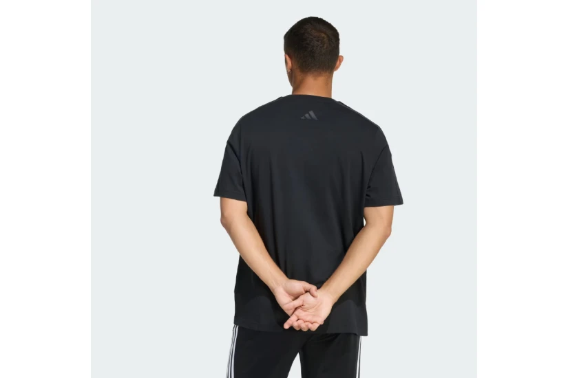 Adidas Performance Lux Coffee Cafe Pour Graphic Ανδρικό Κοντομάνικο T-Shirt Μαύρο