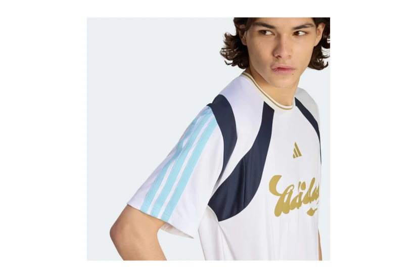 Adidas Performance House Of Tiro Nations Ανδρικό Κοντομάνικο T-Shirt Λευκό, Μπλε Σκούρο, Λαδί