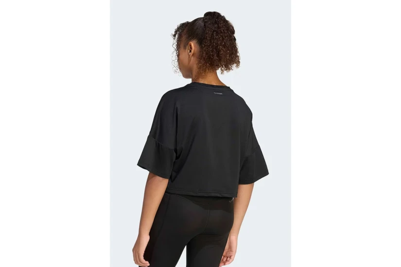 Adidas Performance Future Icons Cropped Παιδικό Κοντομάνικο T-Shirt Μαύρο